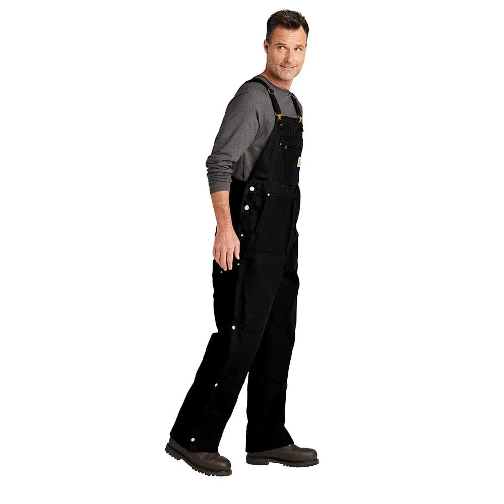 Carhartt - Men's Firm Duck Loose Fit Insulated Bib Overalls