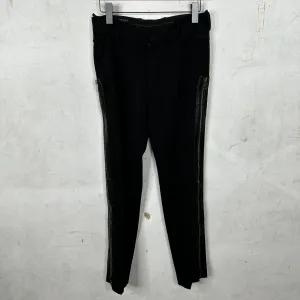 Gucci Tom Ford Wool Side Zip Trousers