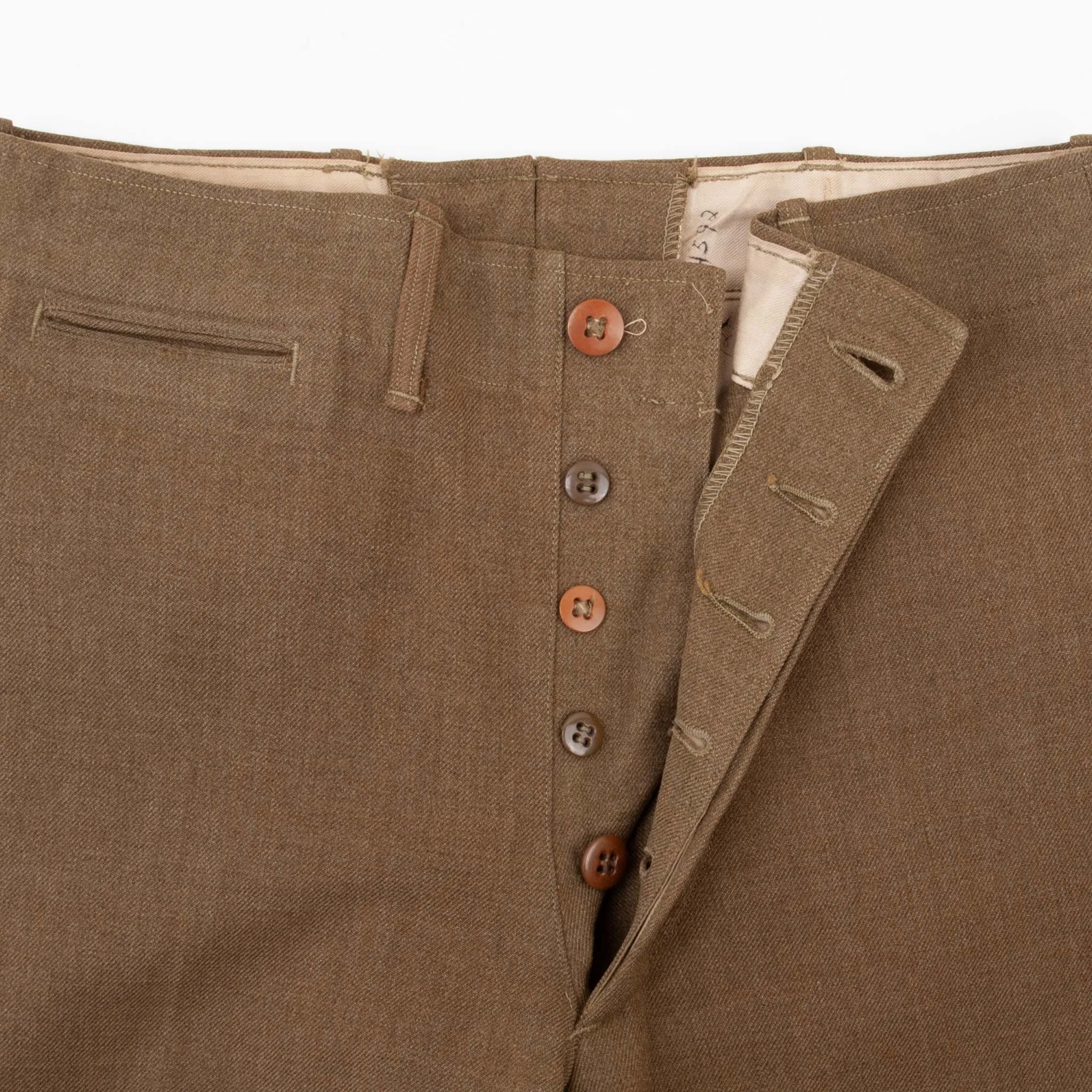 VINTAGE US ARMY WOOL TROUSERS PANTS 1941 WW2 SIZE 29X29